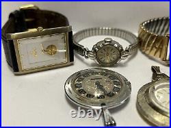 Vintage watch lot for parts or repair