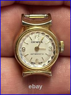 Vintage watch lot for parts or repair mostly Swiss Made Croton Gruen Swistar