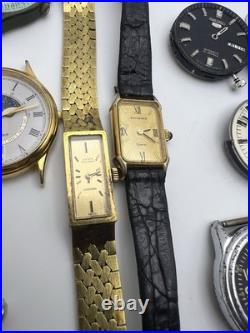 Vintage watch lot parts /repair seiko, elgin, citizen. Ect