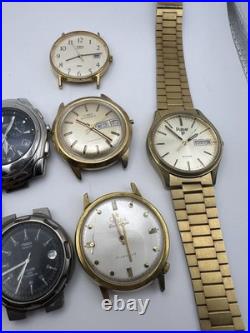 Vintage watch lot parts /repair seiko, elgin, citizen. Ect