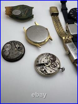 Vintage watch lot parts /repair seiko, elgin, citizen. Ect