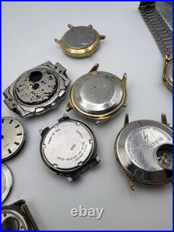 Vintage watch lot parts /repair seiko, elgin, citizen. Ect