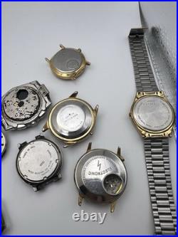 Vintage watch lot parts /repair seiko, elgin, citizen. Ect