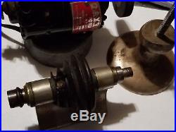 Vintage watchmakers estates tools lathe motor tool parts lot for repair #1