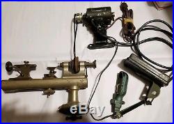 Vintage watchmakers estates tools lathe motor tool parts lot for repair #2