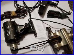 Vintage watchmakers estates tools lathe motor tool parts lot for repair #2