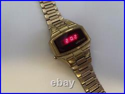 Vintage wittnauer led watch as is for parts or repair