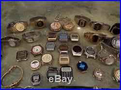 Vintage x44 Watch Lot Seiko Swiss Army Citizen Austin Pocket Watch Repair Parts