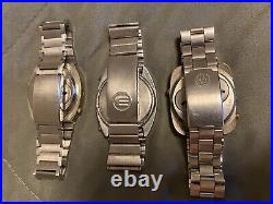 Vntage- Mens LED watches for parts or repair- 3 watches in this lot