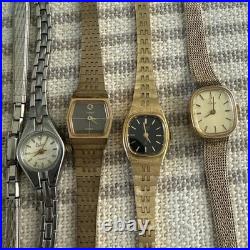 Vtg. 20 Watches Lot Parts/Repair Timex/Bulova/Mathey Tissot/Skagen/Lorus/Benrus