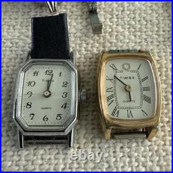 Vtg. 20 Watches Lot Parts/Repair Timex/Bulova/Mathey Tissot/Skagen/Lorus/Benrus