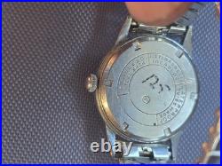 Vtg Benrus 21 Jewels Men's Watch Pre Owned Condition Parts Or Repair It Runs J4