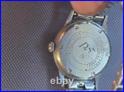 Vtg Benrus 21 Jewels Men's Watch Pre Owned Condition Parts Or Repair It Runs J4