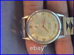 Vtg Benrus 21 Jewels Men's Watch Pre Owned Condition Parts Or Repair It Runs J4