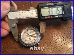 Vtg Citizen Speedy 67-9313 4-901207 Men Chronograph Watch As Is Parts Repair