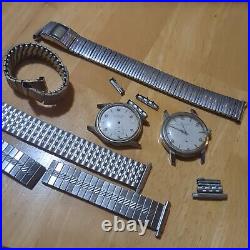 Vtg Girard Perregaux Sea Hawk Watch Men Swiss Broken For Parts or Repair 1950's