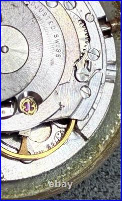 Vtg HAMILTON Automatic 689 17J Cal 63, For Parts or Repair, Balance looks Good