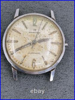 Vtg HAMILTON Automatic 689 17J Cal 63, For Parts or Repair, Balance looks Good