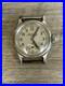 Vtg Jules Jurgensen Men’s Military Watch 1940s Sub-Seconds Repair Parts/Untested