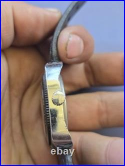 Vtg Lucerne Date Day Diver Watch With Black Bezel Non Working Parts Or Repair #H
