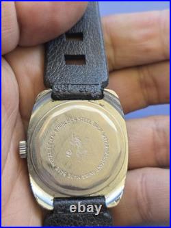 Vtg Lucerne Date Day Diver Watch With Black Bezel Non Working Parts Or Repair #H