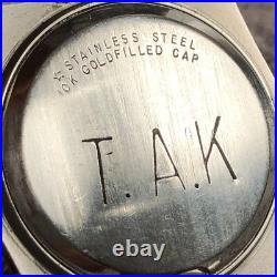 Vtg Omega Constelation Men 10K Gold Filled Quartz Watch 7 Parts Repair