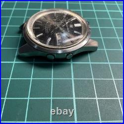 Vtg Seiko 5 Sportsmatic Deluxe 7606-7000 Auto For Parts Or Repair Watch Jg1-2