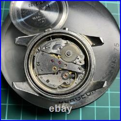 Vtg Seiko 5 Sportsmatic Deluxe 7606-7000 Auto For Parts Or Repair Watch Jg1-2