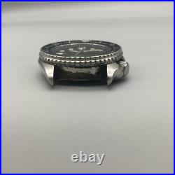 Vtg Seiko SQ Divers Watch Men 41mm Black Dial 7548-7000 BROKEN PARTS OR REPAIR
