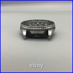 Vtg Seiko SQ Divers Watch Men 41mm Black Dial 7548-7000 BROKEN PARTS OR REPAIR