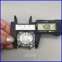 Vtg Seiko SQ Divers Watch Men 41mm Black Dial 7548-7000 BROKEN PARTS OR REPAIR