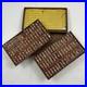 Vtg Swartchild & Co Box Case Watchmaker Repair Watch Assorted Parts Glass Vials