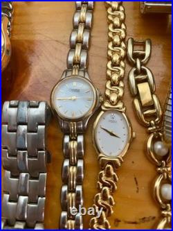 Vtg Untested 59 Watch Lot Parts Repair Elgin Timex Bulova Marcel Fossil 5+lbs