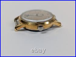 Vtg Zodiac Strong Automatique 17J Cal 1225 Swiss Bumper Men Watch REPAIR PARTS