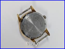 Vtg Zodiac Strong Automatique 17J Cal 1225 Swiss Bumper Men Watch REPAIR PARTS