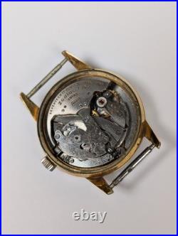 Vtg Zodiac Strong Automatique 17J Cal 1225 Swiss Bumper Men Watch REPAIR PARTS