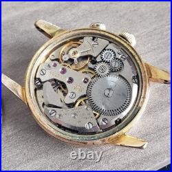 Vulcain Cricket Calendar Mechanical Vintage Alarm Watch, For Parts/Repair (Runs)