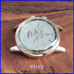 Vulcain Cricket Calendar Mechanical Vintage Alarm Watch, For Parts/Repair (Runs)