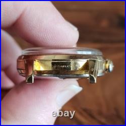Vulcain Cricket Calendar Mechanical Vintage Alarm Watch, For Parts/Repair (Runs)