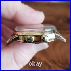 Vulcain Cricket Calendar Mechanical Vintage Alarm Watch, For Parts/Repair (Runs)