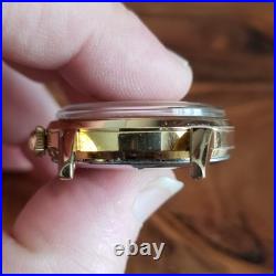 Vulcain Cricket Calendar Mechanical Vintage Alarm Watch, For Parts/Repair (Runs)
