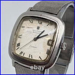 WALTHAM Premier Men's Automatic Watch FOR PARTS OR REPAIR