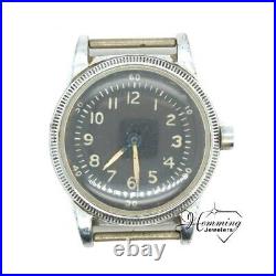 WALTHAM Type A-11 Watch WW2-Not Working-AS IS for Parts/Repairs-Read