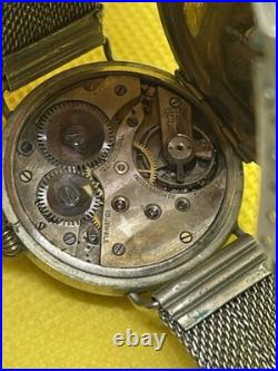 WW1 Antique Patria Trench Mechanical Wrist Watch Military Parts Repair