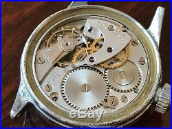 WWII US Army Waltham A-11 Military Wrist Watch 16 Jewels Parts or Repair