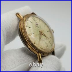 Waltham 65 Men's Vintage Gold Tone Automatic Watch FOR PARTS / REPAIR