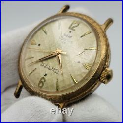 Waltham 65 Men's Vintage Gold Tone Automatic Watch FOR PARTS / REPAIR