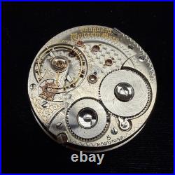 Waltham Vanguard 18s 21j Pocket Watch Movement & Dial for Parts Or Repair