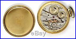 Waltham Vanguard Mod 1912 Railroad Grade Pocket Watch 16 s 23 j for Parts/Repair