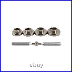 Watch Case Back Opener Kit 15-sided Polygon Repair Tool Remover